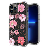 iPhone 13Pro Compatible Pressed dried flower Design Phone case For iPhone 13Pro In Pink - Durable Protection by CELL DEMAND