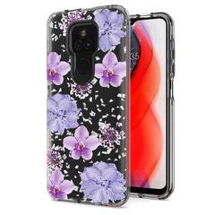 Pressed dried flower Design Phone case for Moto G Play 2021 In Purple - Ultra-Slim & Reliable | CELL DEMAND Official