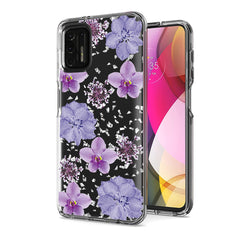 Pressed dried flower Design Phone case for Moto G Stylus 2021 In Pink - Heavy Duty & Reliable | CELL DEMAND Official