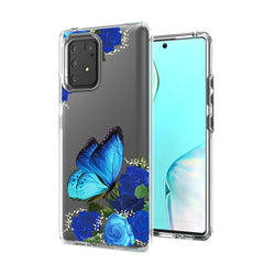Pressed dried flower Design Phone case for SAMSUNG GALAXY A91/S10 Lite/M80S In Blue - Premium & Reliable | CELL DEMAND Official