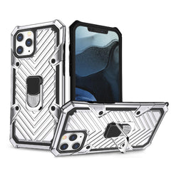 IPHONE 12 MINI Kickstand Anti-Shock And Anti Falling Case In Silver - Crystal Clear & Reliable | CELL DEMAND Official
