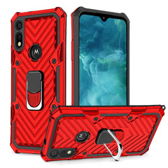 Kickstand Anti-Shock And Anti Falling Case for MOTOROLA E7 In Red - Heavy Duty & Reliable | CELL DEMAND Official