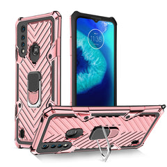 Kickstand Anti-Shock And Anti Falling Case for Moto G8 Power Lite In Rose Gold - Shockproof & Reliable | CELL DEMAND Official