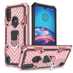 Kickstand Anti-Shock And Anti Falling Case for Moto E6S In Rose Gold - Ultra-Slim & Reliable | CELL DEMAND Official