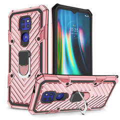 Kickstand Anti-Shock And Anti Falling Case for Moto G9/G9 PLAY In Rose Gold - Premium & Reliable | CELL DEMAND Official