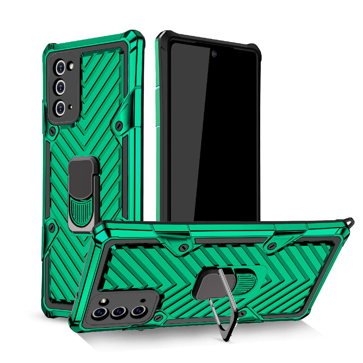 Kickstand Anti-Shock And Anti Falling Case for SAMSUNG GALAXY NOTE 20 In Green - Ultra-Slim & Reliable | CELL DEMAND Official