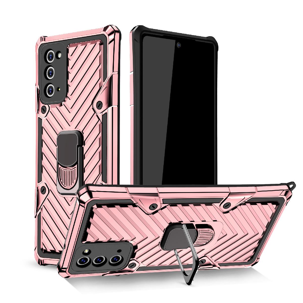 Kickstand Anti-Shock And Anti Falling Case for SAMSUNG GALAXY NOTE 20 In Rose Gold - Durable & Reliable | CELL DEMAND Official