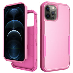 IPHONE 12 Compatible 3in1 Hybrid Heavy Duty Defender Rugged Armor Case For APPLE IPHONE 12 /12 PRO In Pink - Premium Protection by CELL DEMAND