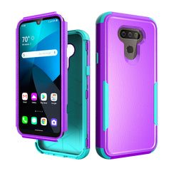 3in1 Hybrid Heavy Duty Defender Rugged Armor Case For LG HARMONY 4 In Purple - Ultra-Slim & Reliable | CELL DEMAND Official