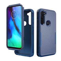 3in1 Hybrid Heavy Duty Defender Rugged Armor Military Grade Case MOTOROLA G STYLUS 2020 In Blue - Ultra-Slim & Reliable | CELL DEMAND Official