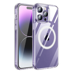 iPhone 14 Pro Compatible Magnetic Wireless Charging TPU Bumper Case For iPhone 14 Pro In Clear - Ultra-Slim Protection by CELL DEMAND