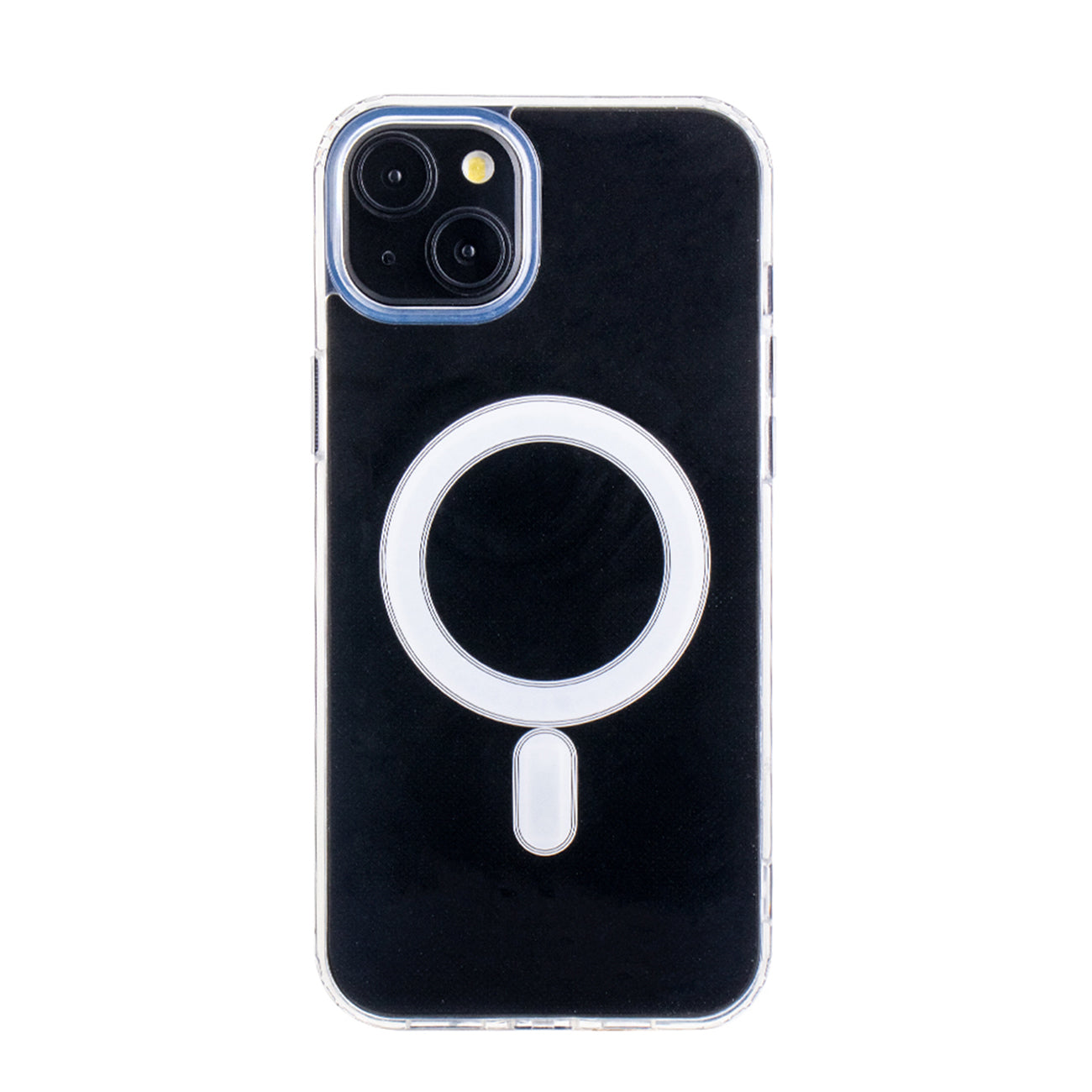 iPhone 15 Plus Compatible Magnetic Wireless Charging TPU Bumper Case For iPhone 15 Plus In Clear - Heavy Duty Protection by CELL DEMAND