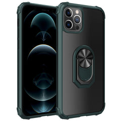 IPHONE 12 PRO Compatible Kickstand Ring Holder TPU Shockproof Case With Magnetic Car MountAPPLE IPHONE 12 PRO MAX In Green - Premium Protection by CELL DEMAND