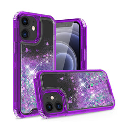 IPHONE 12 MINI Compatible Kickstand Ring Holder TPU Shockproof Case With Magnetic Car MountAPPLE IPHONE 12 MINI In Purple - Ultra-Slim Protection by CELL DEMAND