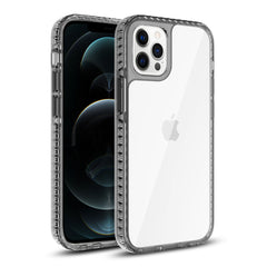 IPHONE 12 Compatible TPU Bumper Shockproof Case With Embedded Coil In BlackAPPLE IPHONE 12/IPHONE 12 PRO In Black - Crystal Clear Protection by CELL DEMAND
