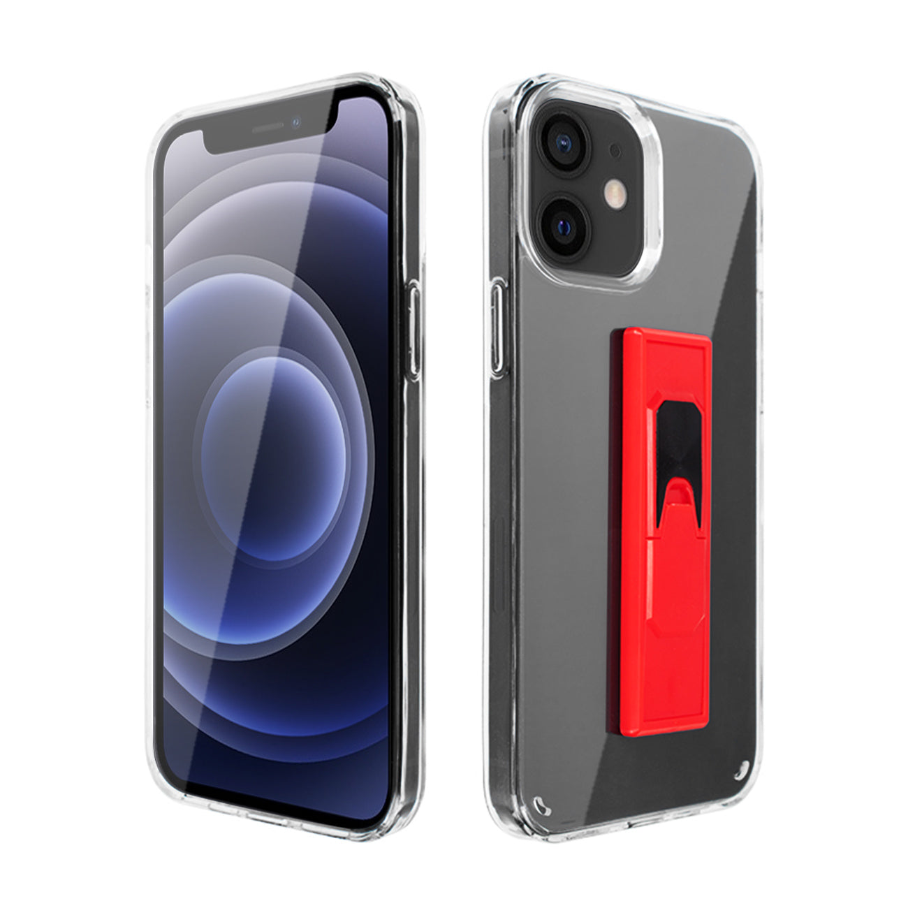 IPHONE 12 MINI Compatible TPU Bumper Shockproof Case With Embedded Coil APPLE IPHONE 12 MINI In Red - Heavy Duty Protection by CELL DEMAND