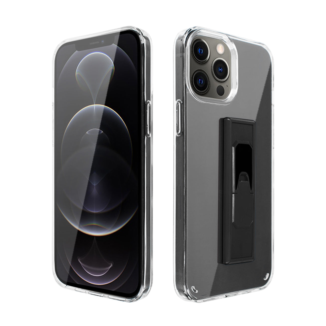 IPHONE 12 Compatible TPU Bumper Shockproof Case With Embedded Coil APPLE IPHONE 12/IPHONE 12 PRO In Black - Heavy Duty Protection by CELL DEMAND