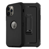 IPHONE 12 PRO Compatible Multilayer Full Protection with Built-In Screen Protector CaseAPPLE IPHONE 12 PRO MAX In Black - Ultra-Slim Protection by CELL DEMAND