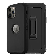 IPHONE 12 PRO Compatible Multilayer Full Protection with Built-In Screen Protector CaseAPPLE IPHONE 12 PRO MAX In Black - Ultra-Slim Protection by CELL DEMAND