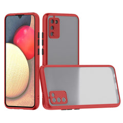 Camera Protection Translucent Case For Samsung Galaxy A20S/M02S In Red - Durable & Reliable | CELL DEMAND Official
