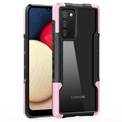Shockproof Excellent Grip with Silky Feeling for Samsung Galaxy A02S In Pink - Heavy Duty & Reliable | CELL DEMAND Official