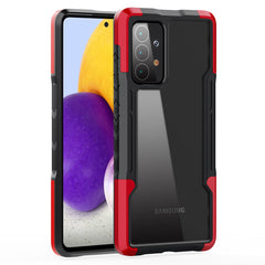 Shockproof Excellent Grip with Silky Feeling for Samsung Galaxy A72 5G In Red - Heavy Duty & Reliable | CELL DEMAND Official