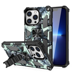 IPHONE 13 PRO Compatible Built-in Kickstand TPU Case with Magnetic Mount for APPLE IPHONE 13 PRO MAX in Tree leaf patterns - Premium Protection by CELL DEMAND