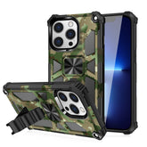 IPHONE 13 PRO Compatible Built-in Kickstand TPU Case with Magnetic Mount for APPLE IPHONE 13 PRO in Camouflage - Ultra-Slim Protection by CELL DEMAND
