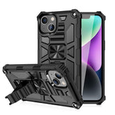 IPHONE 14 Compatible Built-in Kickstand TPU Case with Magnetic Mount for APPLE IPHONE 14 in Black - Heavy Duty Protection by CELL DEMAND