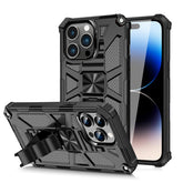 IPHONE 14 PRO Compatible Built-in Kickstand TPU Case with Magnetic Mount for APPLE IPHONE 14 PRO in Black - Ultra-Slim Protection by CELL DEMAND