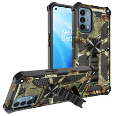 Built-in Kickstand TPU Case with Magnetic Mount for ONEPLUS NORD N200 5G in Tree leaf patterns - Ultra-Slim & Reliable | CELL DEMAND Official