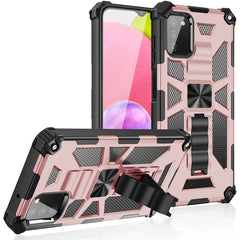 Built-in Kickstand TPU Case with Magnetic Mount for SAMSUNG GALAXY A02S in Rose Gold - Durable & Reliable | CELL DEMAND Official