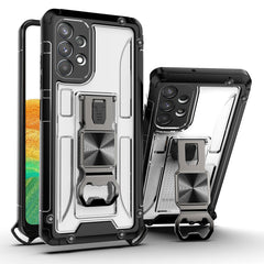 Kickstand Ring Holder/Bottle Opener with Magnetic Car Mount for Samsung Galaxy A33 5G In - Crystal Clear & Reliable | CELL DEMAND Official