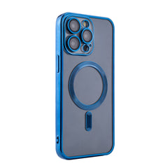 iPhone 15 PRO Compatible Magnetic Wireless Charging TPU Bumper Case For iPhone 15 PRO MAX In Blue - Premium Protection by CELL DEMAND