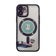 iPhone 14 Plus Compatible Magnetic Wireless Charging TPU Bumper Case For iPhone 14 Plus In Purple - Shockproof Protection by CELL DEMAND