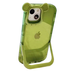 iPhone 14 Plus Compatible Fashion Design Fully Cover Frame Lens Protector Bracket Shockproof Phone Case For iPhone 14 Plus - Crystal Clear Protection by CELL DEMAND