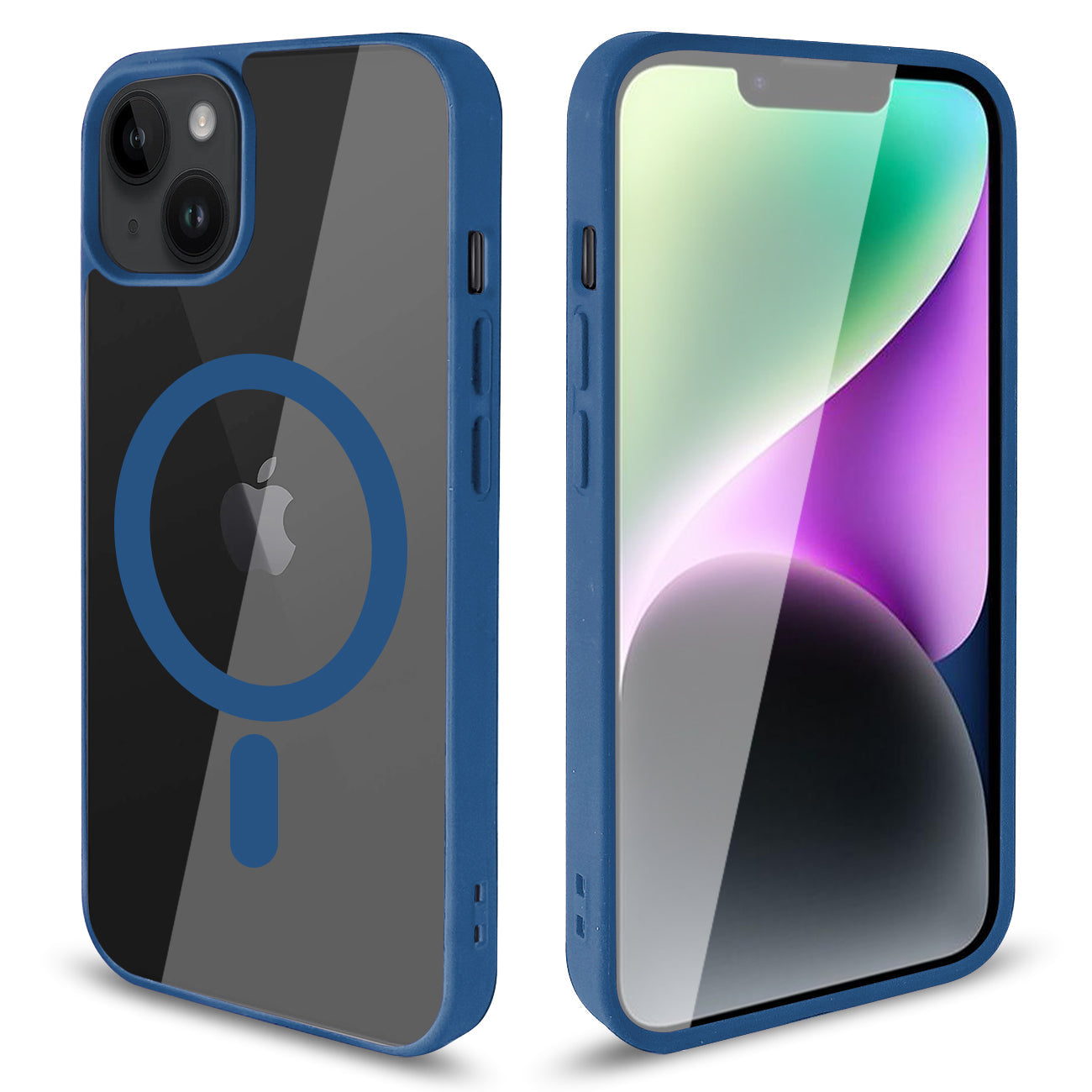 iPhone 14 Plus Compatible Transparent Back Cover Phone Shell fashion design magnetic 2 in 1 mobile phone case for iPhone 14 Plus - Premium Protection by CELL DEMAND