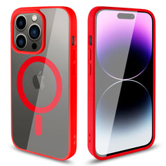 iPhone 14 Pro Compatible Transparent Back Cover Phone Shell fashion design magnetic 2 in 1 mobile phone case for iPhone 14 Pro - Heavy Duty Protection by CELL DEMAND