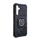 Kickstand Ring Holder TPU Shockproof Case for Samsung Galaxy A35 in Black - Heavy Duty & Reliable | CELL DEMAND Official