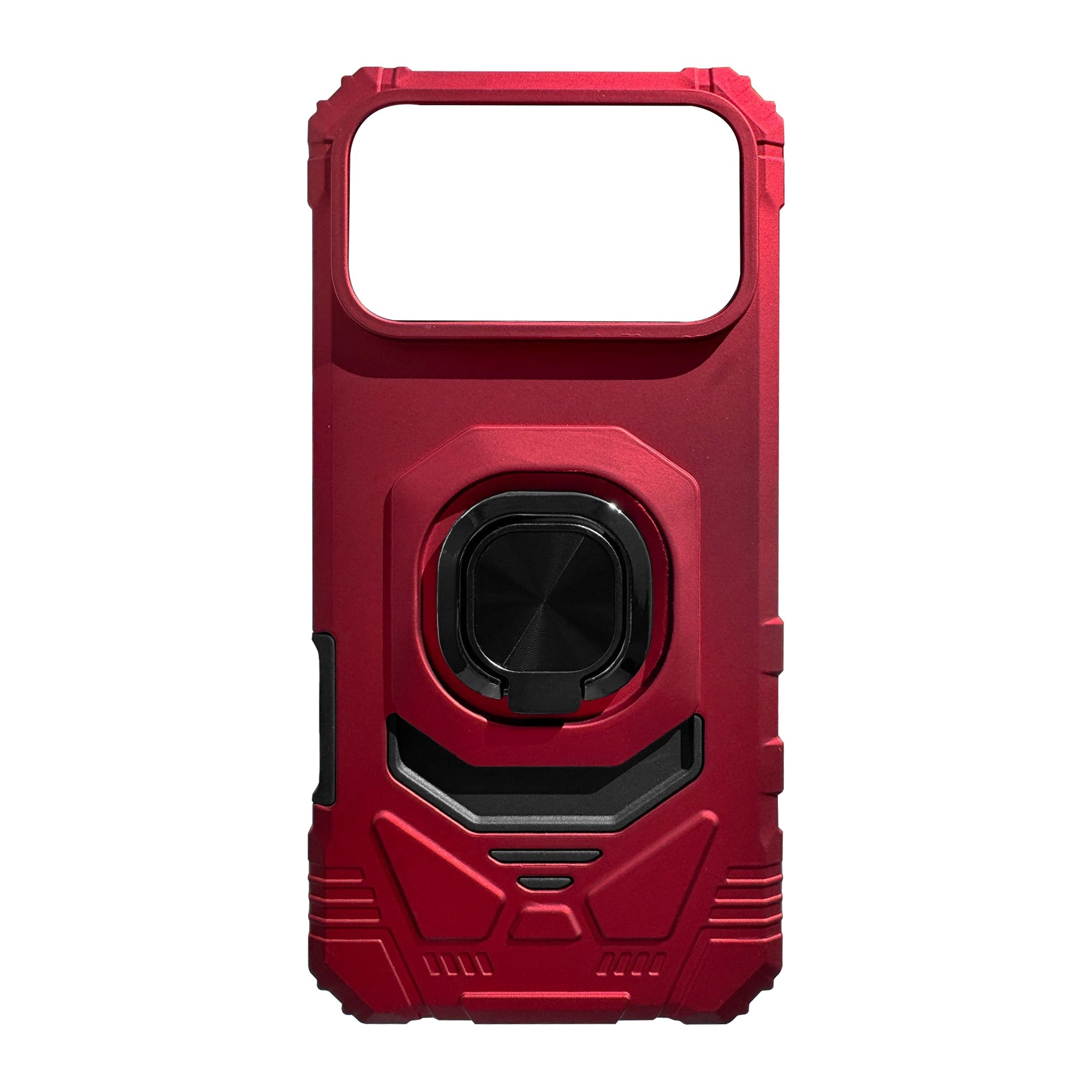 iPhone 17 MAX Compatible Kickstand Ring Holder TPU Shockproof Case for iPhone 17 MAX in Red - Crystal Clear Protection by CELL DEMAND