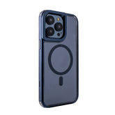 iPhone 15 Compatible Heavy Duty 3-in-1 Hybrid Shockproof Anti-Fall Protective Magnetic Case for iPhone 15 PRO MAX in Blue - Heavy Duty Protection by CELL DEMAND