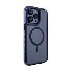 iPhone 15 Compatible Heavy Duty 3-in-1 Hybrid Shockproof Anti-Fall Protective Magnetic Case for iPhone 15 PRO MAX in Blue - Heavy Duty Protection by CELL DEMAND