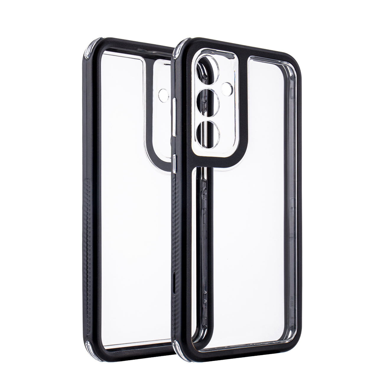 Heavy Duty Transparent Shockproof Protection 3-in-1 Hybrid Protective Case For GALAXY A35 5G In Black - Shockproof & Reliable | CELL DEMAND Official