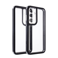 Heavy Duty Transparent Shockproof Protection 3-in-1 Hybrid Protective Case For GALAXY A35 5G In Black - Shockproof & Reliable | CELL DEMAND Official