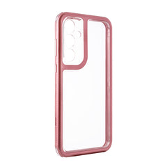Heavy Duty Transparent Shockproof Protection 3-in-1 Hybrid Protective Case For GALAXY A55 5G In Pink - Durable & Reliable | CELL DEMAND Official