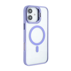 iPhone 16 Plus Compatible Magnetic Phone Case (Purple) with Built-in Invisible Kickstand Compatible with iPhone 16 Plus - Durable Protection by CELL DEMAND