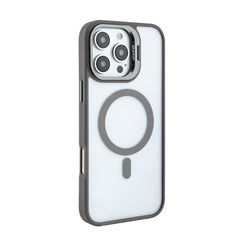 iPhone 16 Pro Compatible Magnetic Phone Case (Grey) with Built-in Invisible Kickstand Compatible with iPhone 16 Pro MAX - Premium Protection by CELL DEMAND