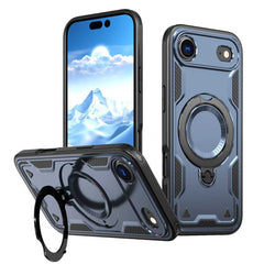 iPhone 17 Compatible 360-degree Rotating Magnetic Versatile Stand Navy Blue Compatible with iPhone 17 AIR - Shockproof Protection by CELL DEMAND