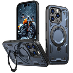 iPhone 17 Compatible 360-degree Rotating Magnetic Versatile Stand Navy Blue Compatible with iPhone 17 - Premium Protection by CELL DEMAND