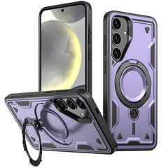360¡ã Rotating Magnetic Versatile Stand Purple Compatible with SAMSUNG A36 , PC73-SAMA36PP - Crystal Clear & Reliable | CELL DEMAND Official